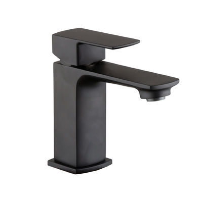 Chrome Finish Basin Mixer Faucet Single Handle Easy Installation Suitable T9052MW