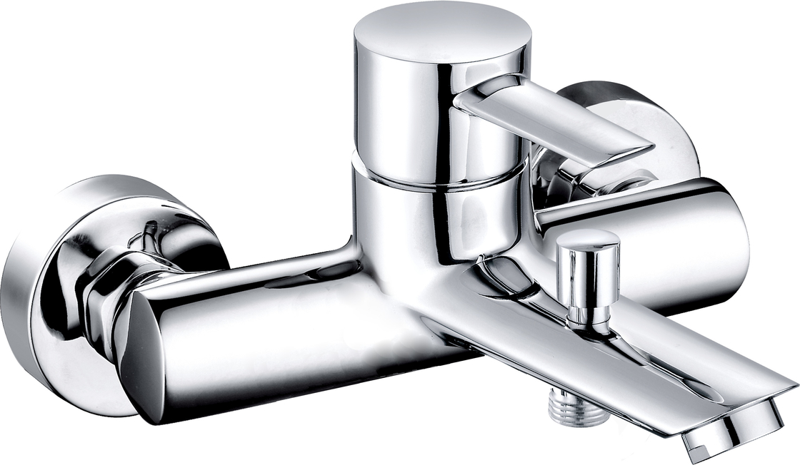 Single Handle Wall Mounted Shower Mixer Faucet In Contemporary Style T8821A